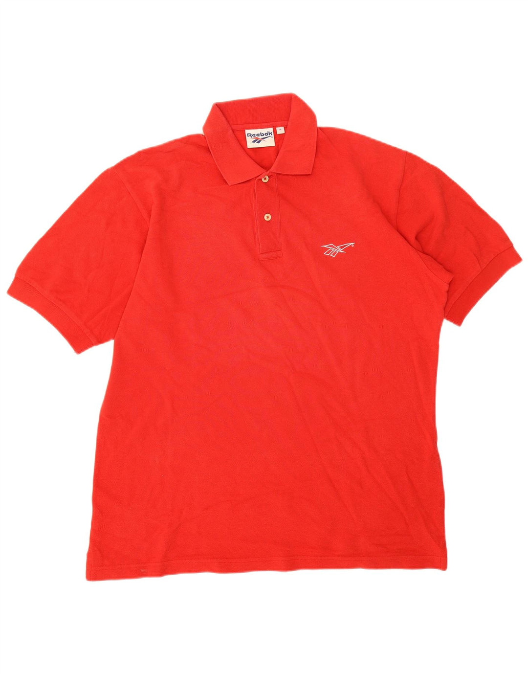 Camisa polo masculina Reebok médio algodão vermelho