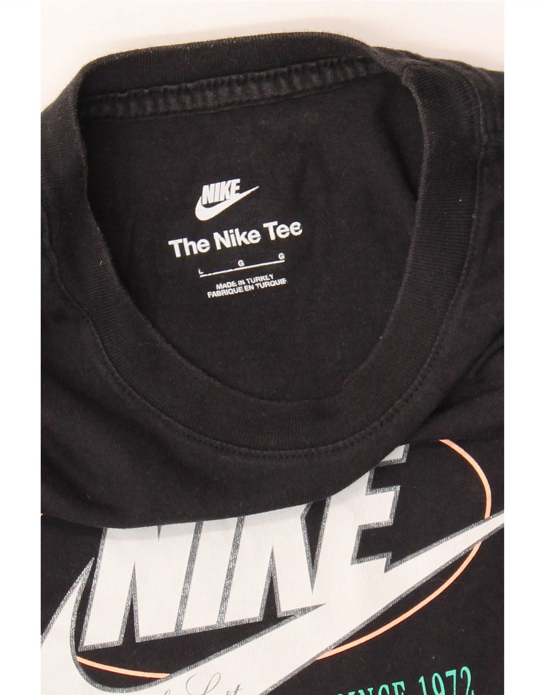 Camiseta Nike Feminina Graphic Top UK 14 Grande Preto