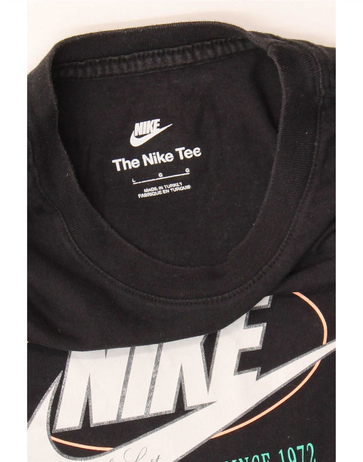 Camiseta Nike Feminina Graphic Top UK 14 Grande Preto
