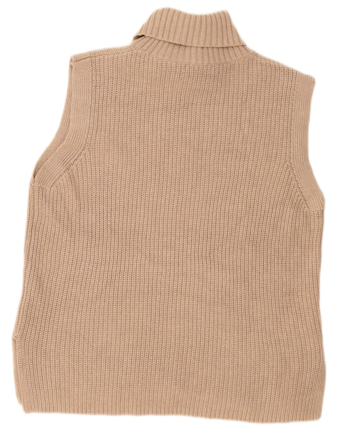 Regata feminina Marks & Spencer Longline com colete grande Reino Unido 10 pequena bege