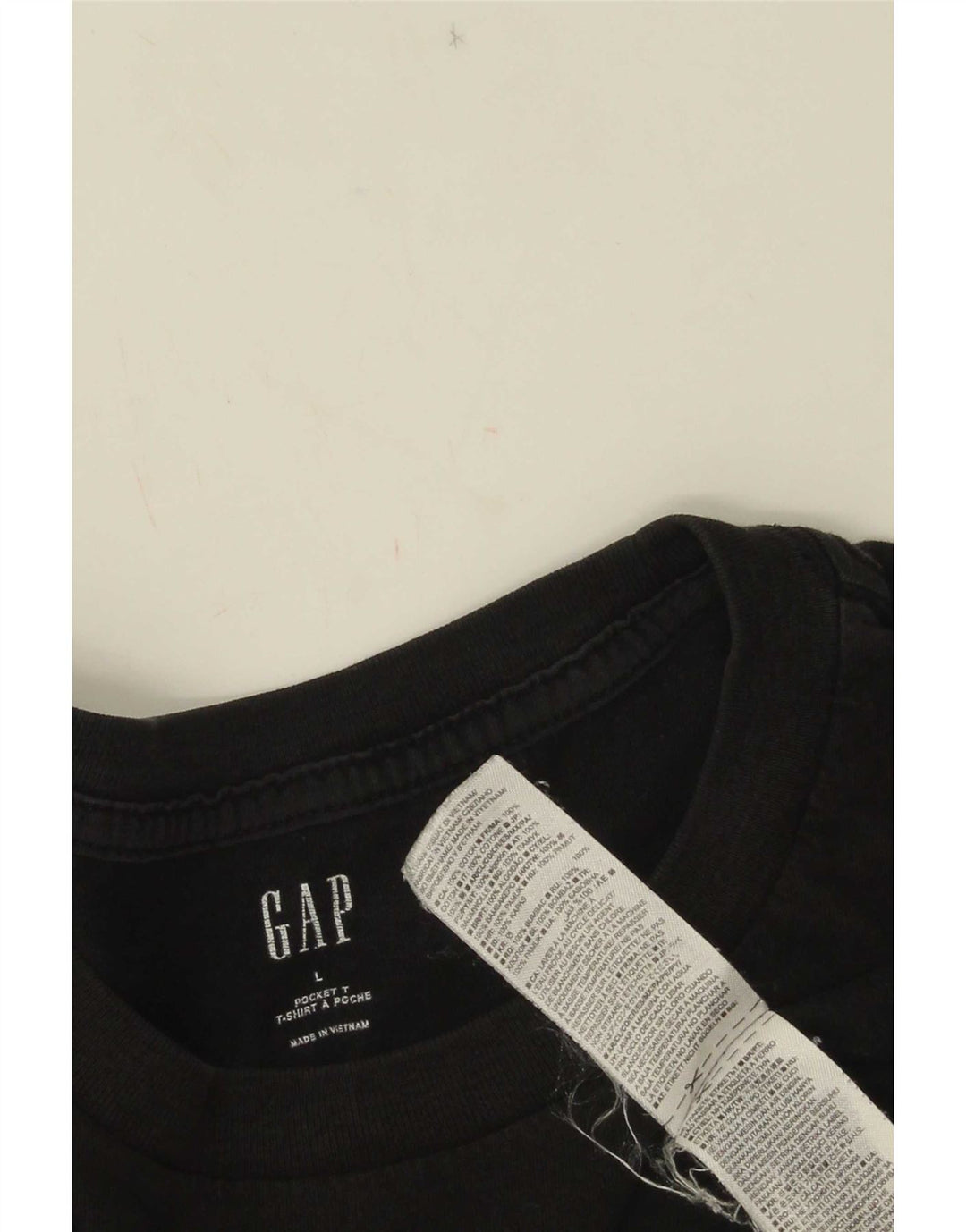 Camiseta masculina Gap grande algodão preto