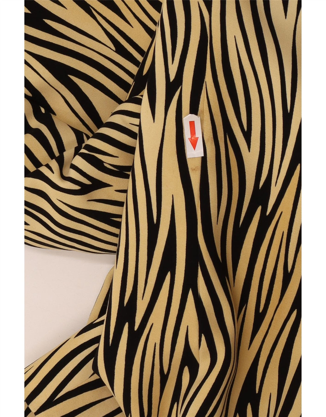 Jaqueta blazer feminina Basler com 1 botão UK 14 estampa animal amarelo médio