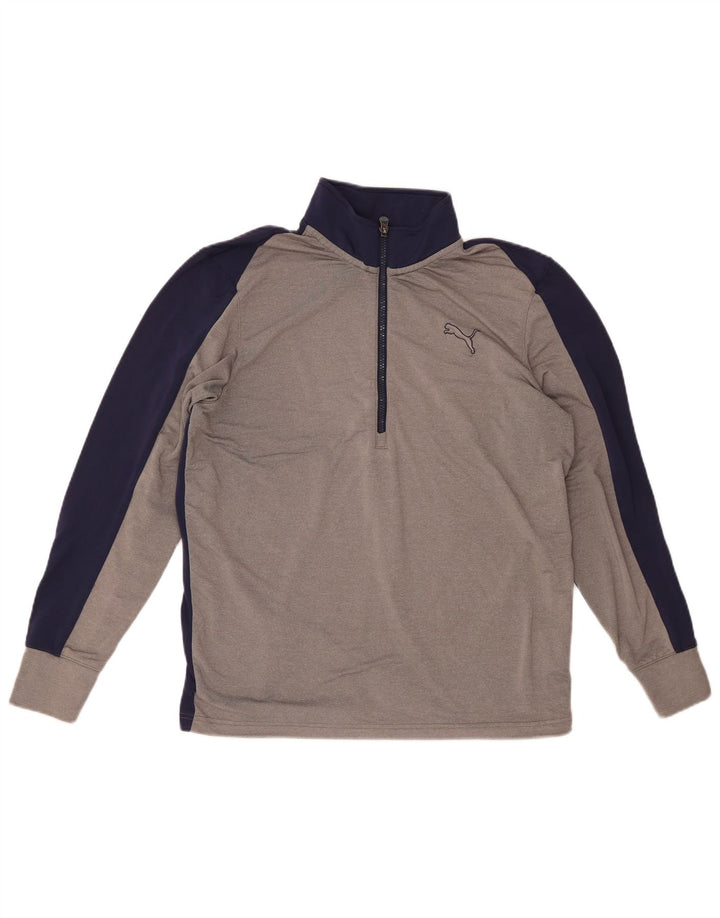 Pulôver masculino com gola zip e agasalho top médio