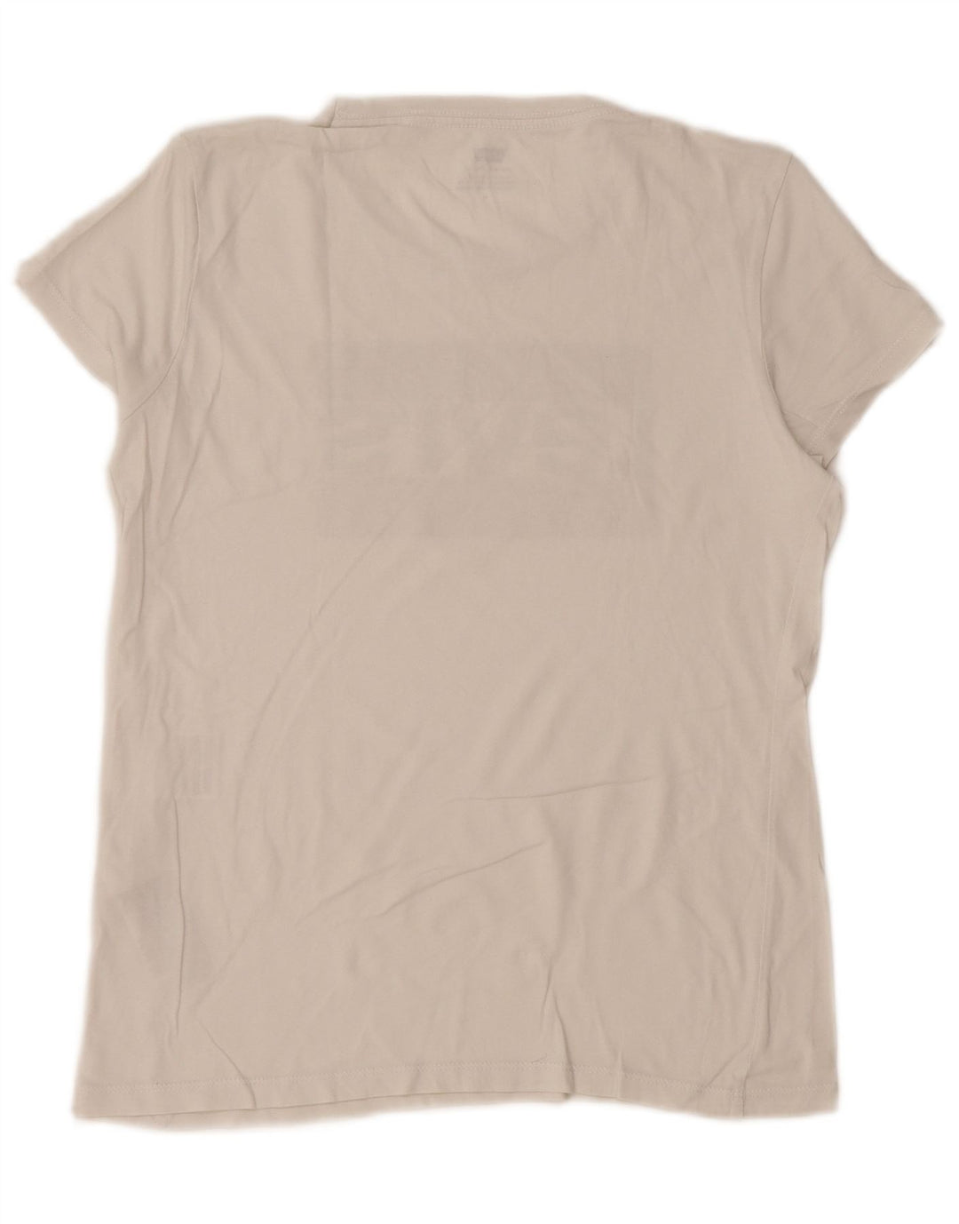 Camiseta feminina gráfica LEVI'S UK 12 algodão branco médio
