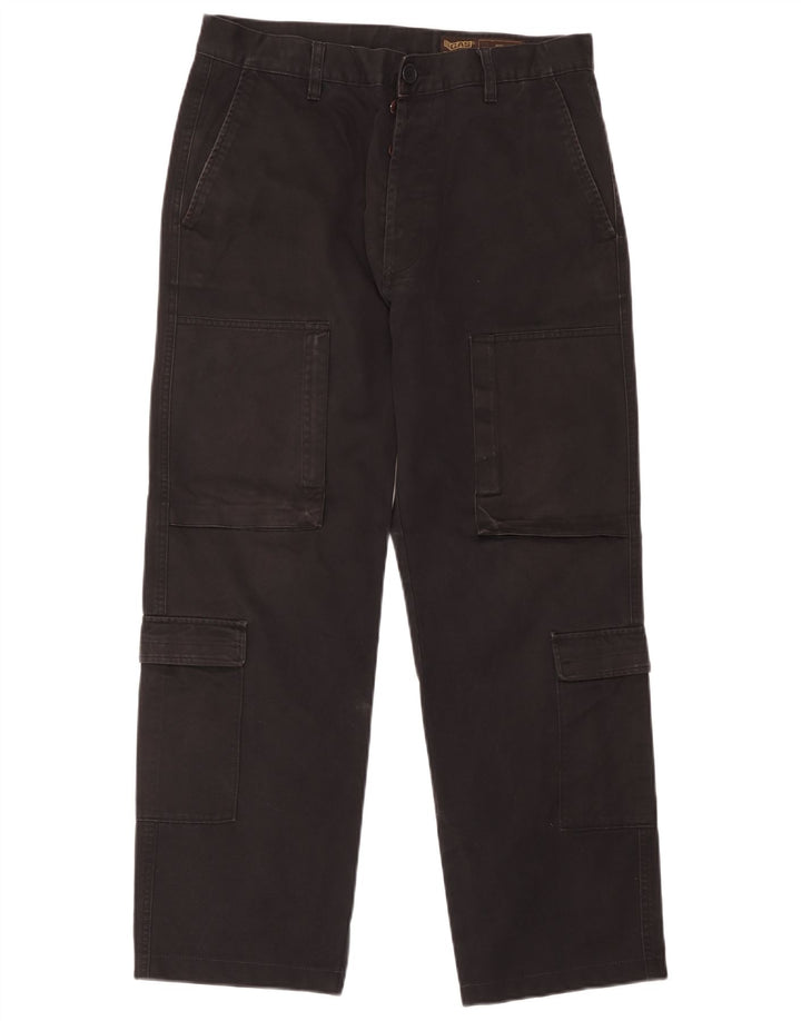 Calça cargo reta masculina Gas W36 L29 algodão preto