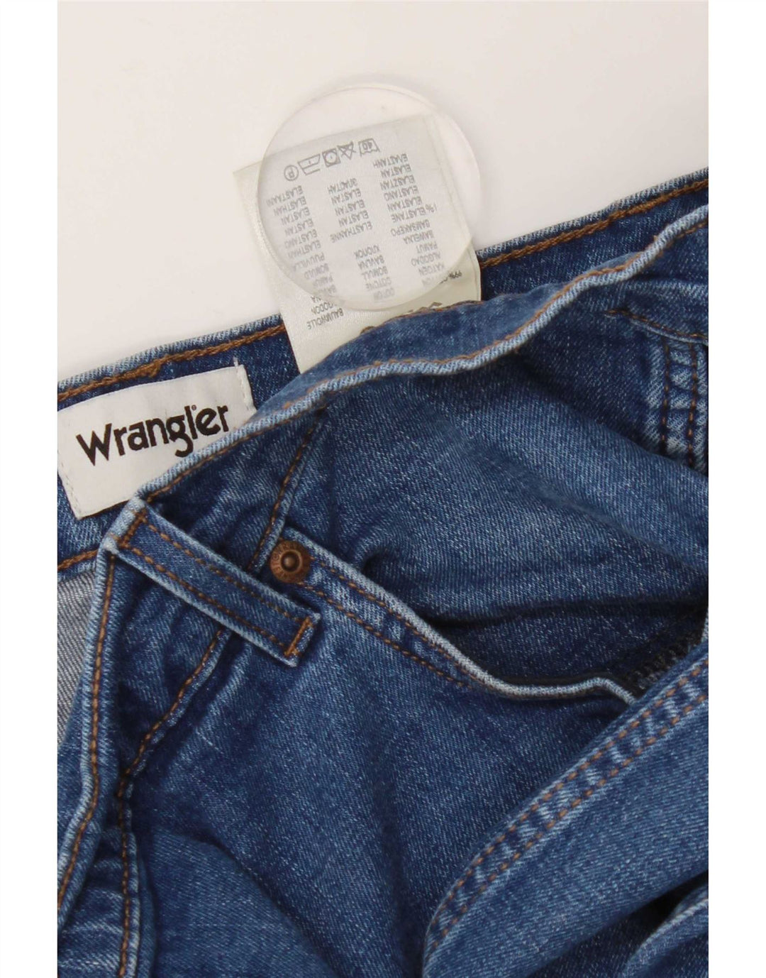 Wrangler Masculino Texas Straight Jeans W44 L32 Azul Algodão