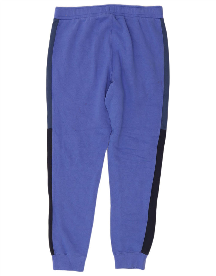 Calça de treino masculina Nike Joggers médio azul colorblock algodão