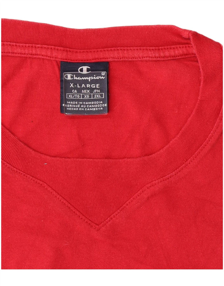 Camiseta masculina CHAMPION Top XL vermelho