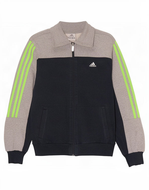 Adidas Mens Tracksuit Top Jacket UK 36/38 Pequeno Azul Marinho Colorblock