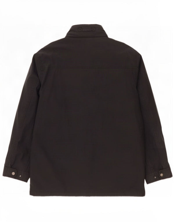 Gant Jaqueta masculina acolchoada com capuz UK 42 XL Poliéster preto