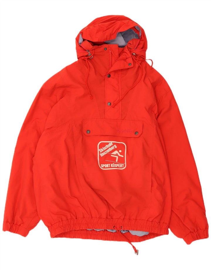Jaqueta masculina Schoffel com capuz gráfico Anorak IT 52 XL vermelho nylon
