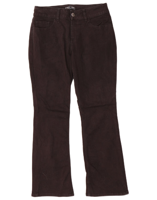 Lee Womens Riders Mid Rise Bootcut Jeans US 8 Medium W30 L29 Black Cotton