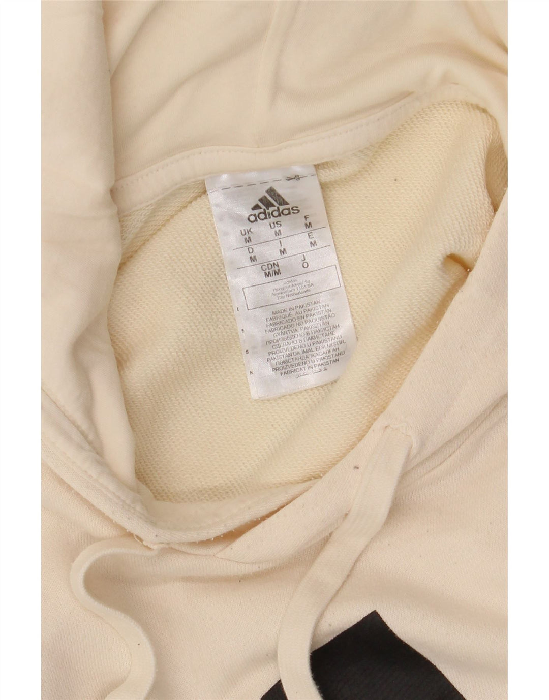 Adidas Mens Graphic Hoodie Jumper Médio Off White Algodão