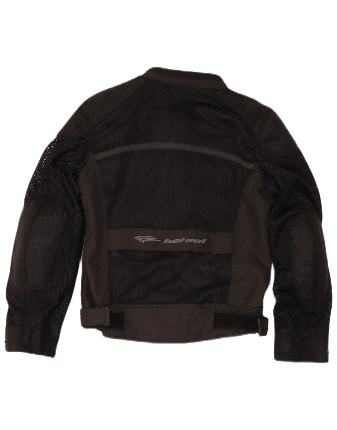 Jaqueta feminina Befast Motorstyle Graphic Racer UK 14 poliéster preto médio