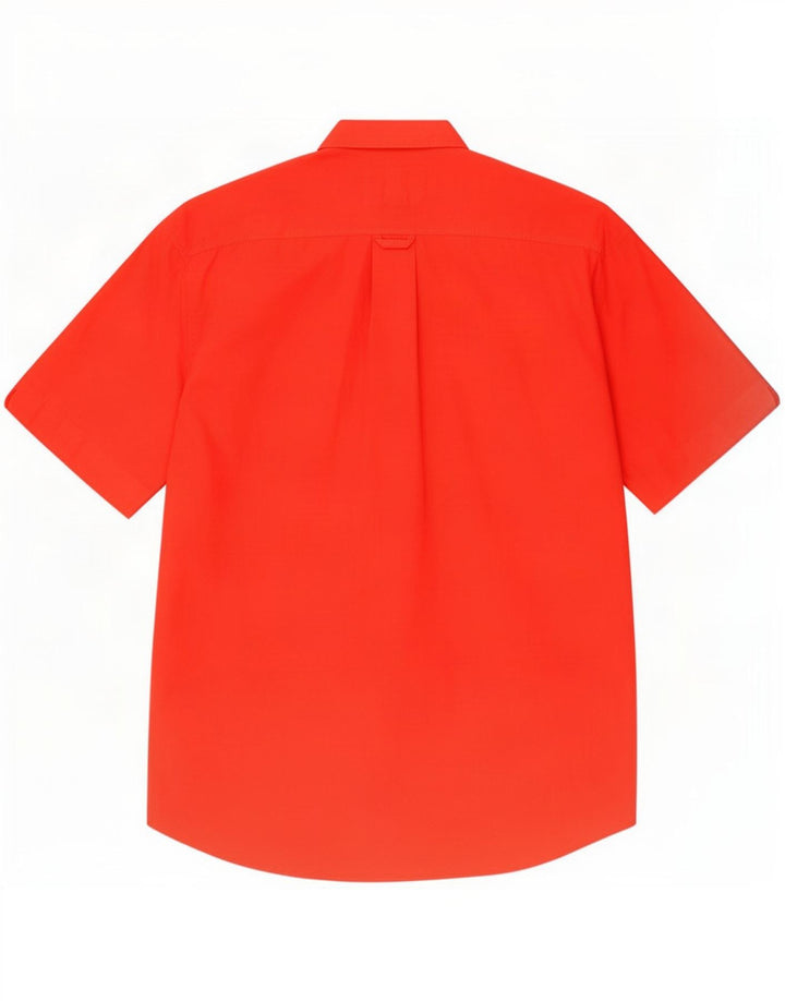 Camisa masculina de manga curta Levi's médio vermelho algodão