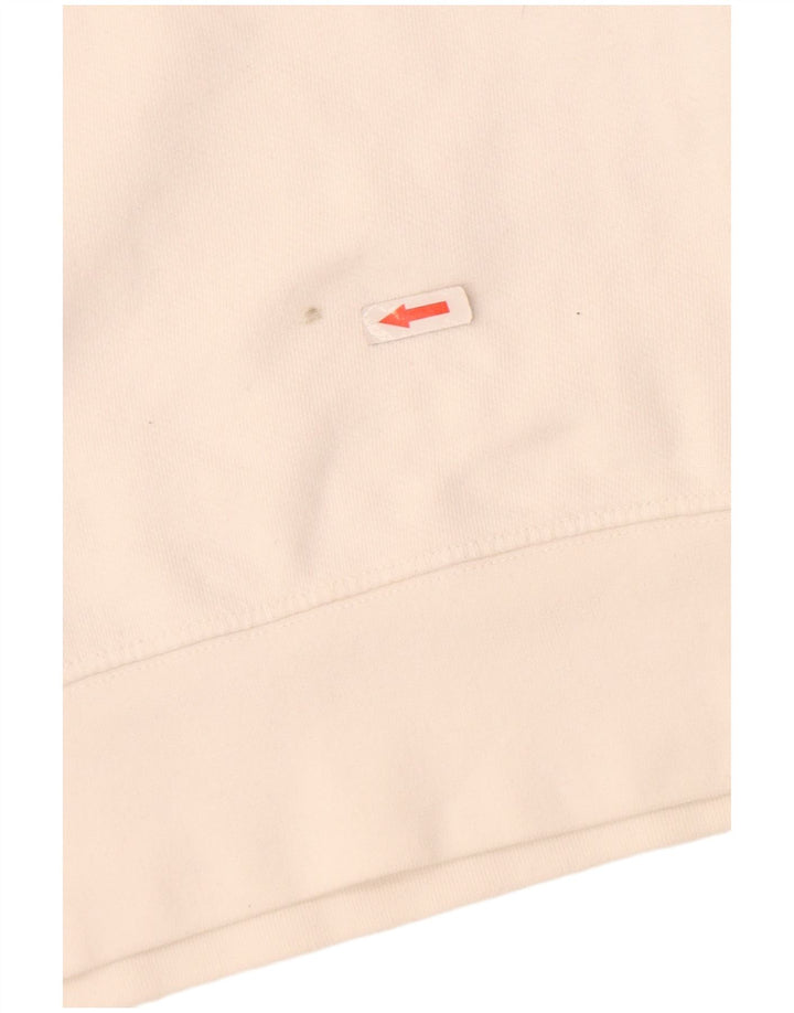 Zara moletom masculino oversized jumper grande branco