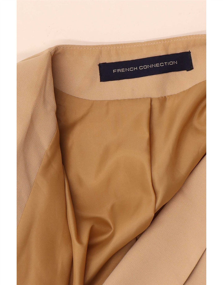 Jaqueta Blazer Feminina Manga 3/4 French Connection Reino Unido 14 Bege Médio