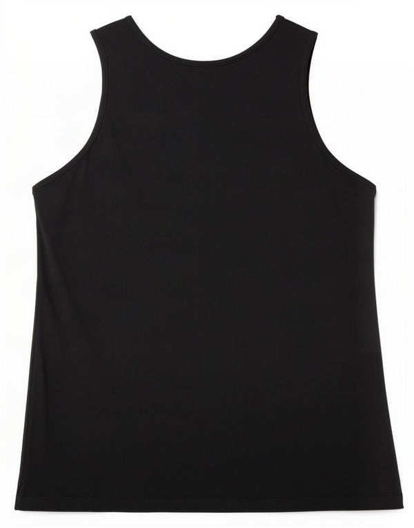 Adidas Womens Graphic Vest Top UK 16 Grande Algodão Preto