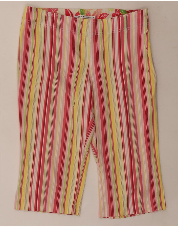 Bermuda feminina TOMMY HILFIGER W30 média listrada multicolorida