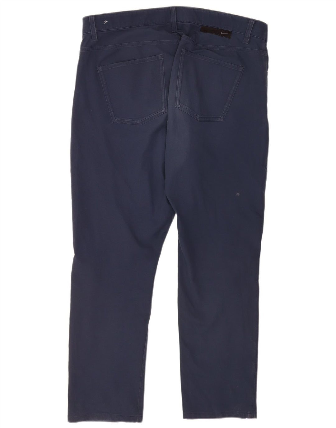 Calça casual reta masculina Nike W36 L27 poliéster azul marinho