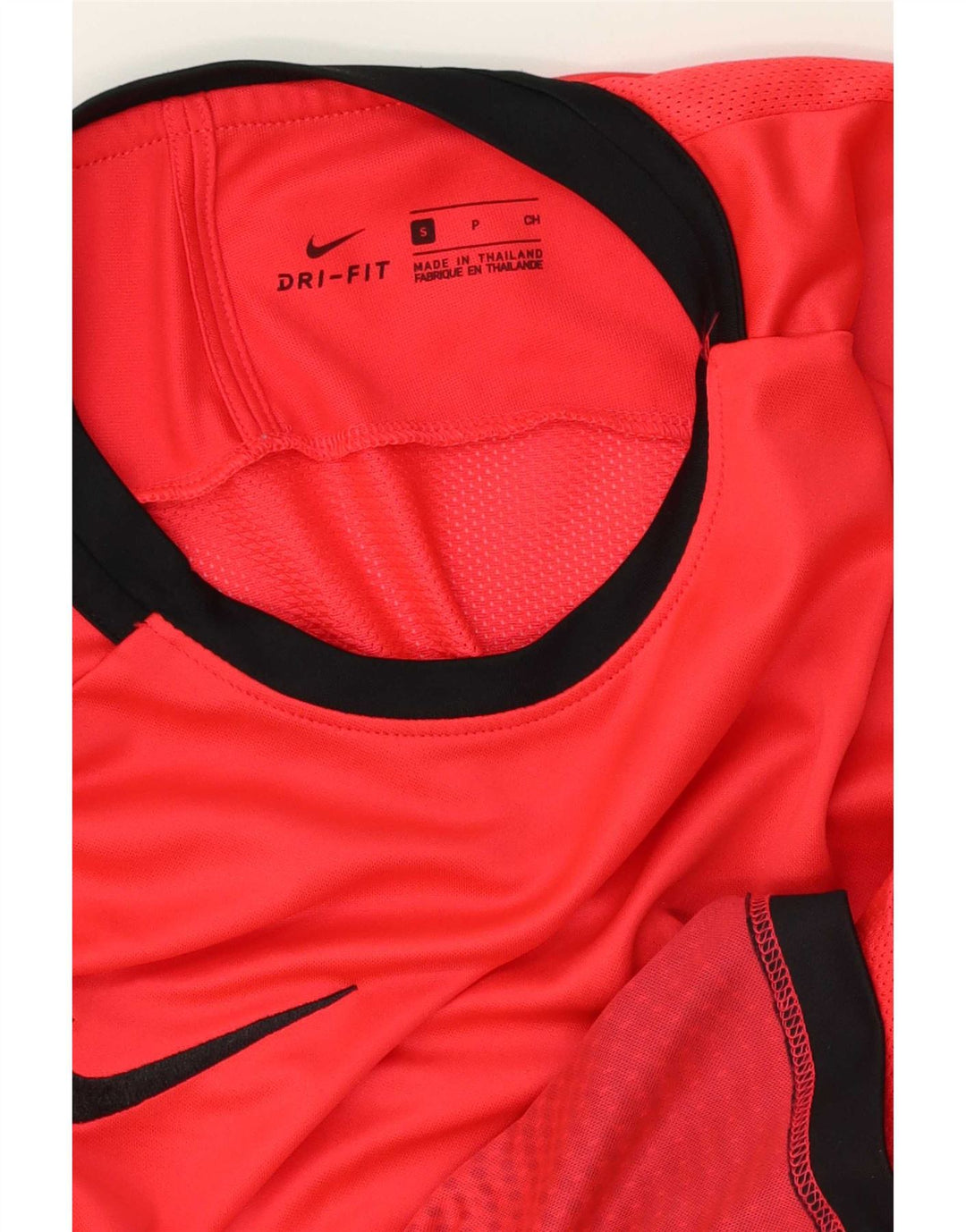 Camiseta Nike Masculina Dri Fit Top Pequeno Colorblock Vermelho