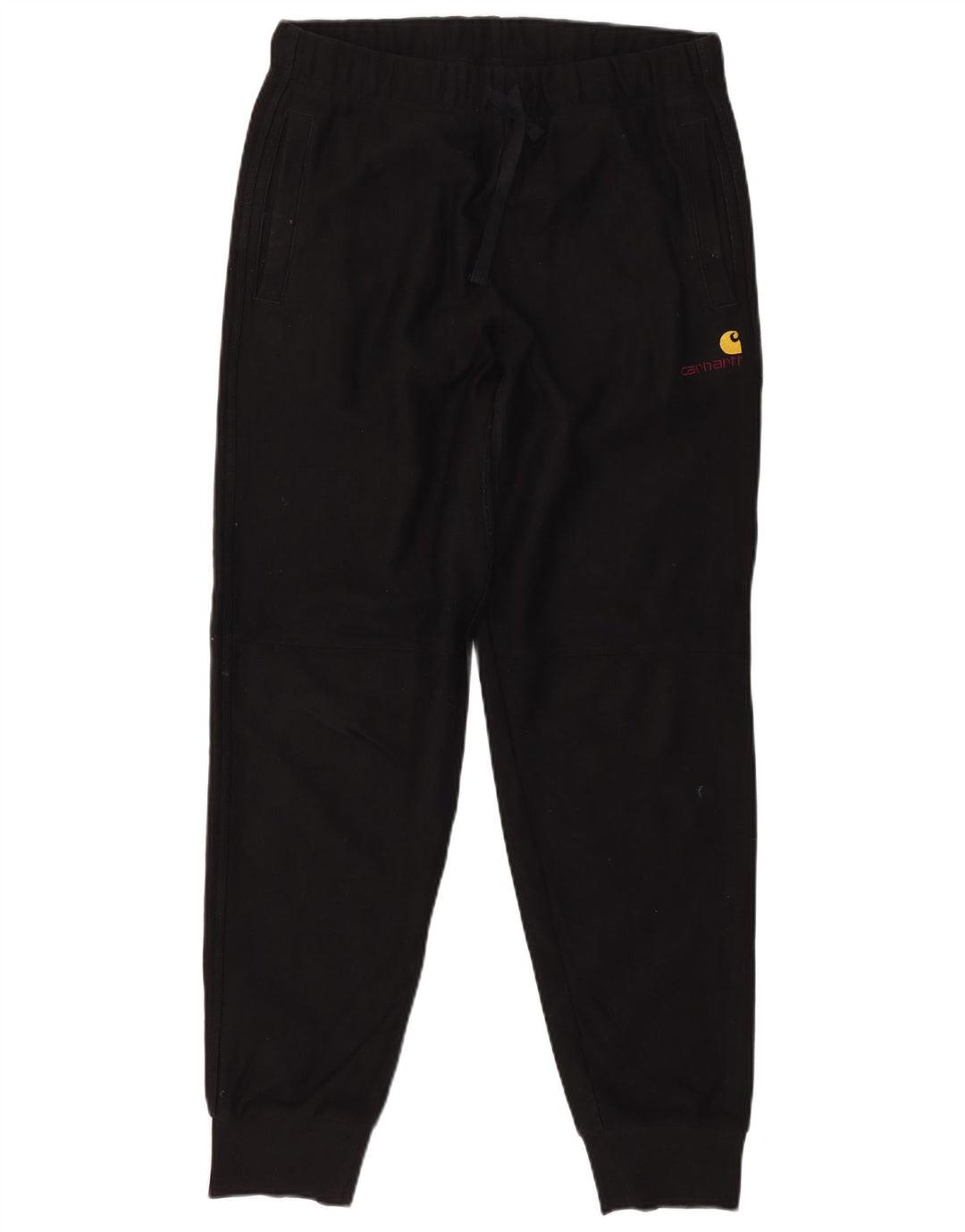 Carhartt Mens Calças de treino Joggers médio algodão preto