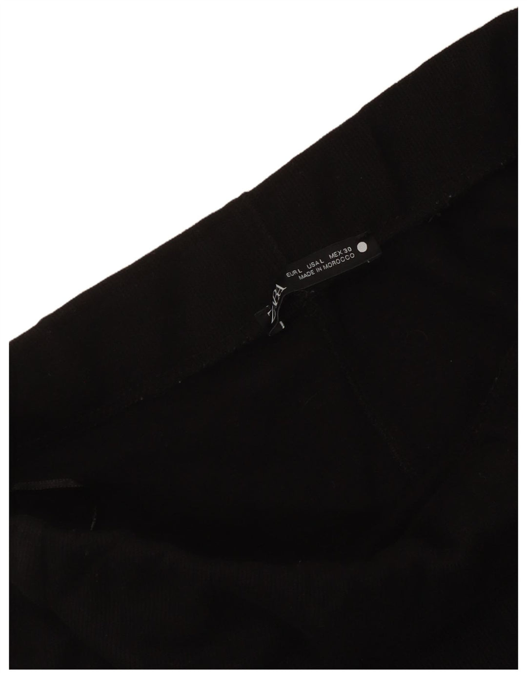 Saia midi feminina Zara grande W30 preta