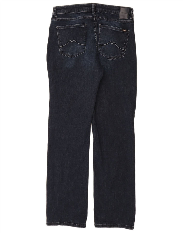 Calça jeans feminina MUSTANG com ajuste relaxado e reto W32 L32 algodão azul marinho