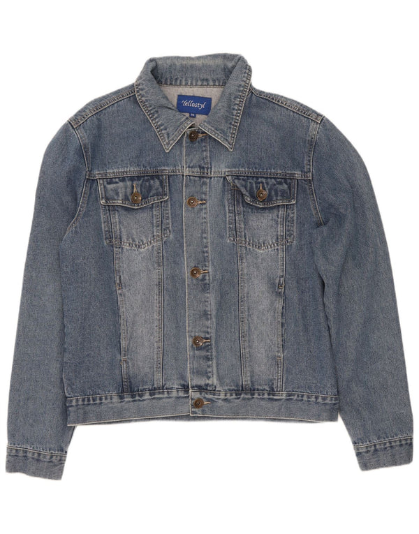 Jaqueta jeans masculina vintage IT 50 grande azul