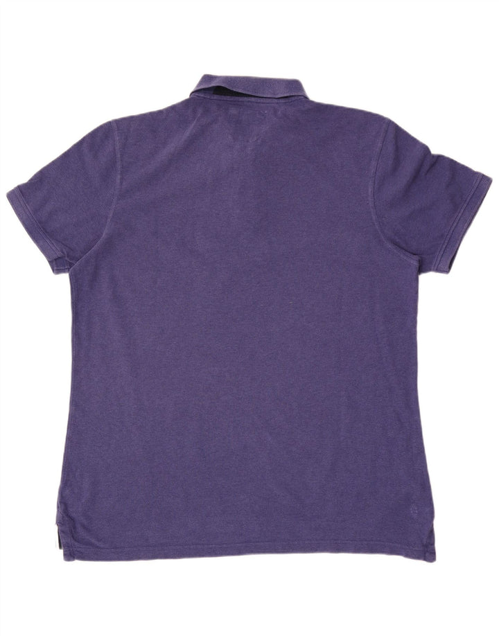 Camisa polo masculina Crew Clothing XL azul marinho