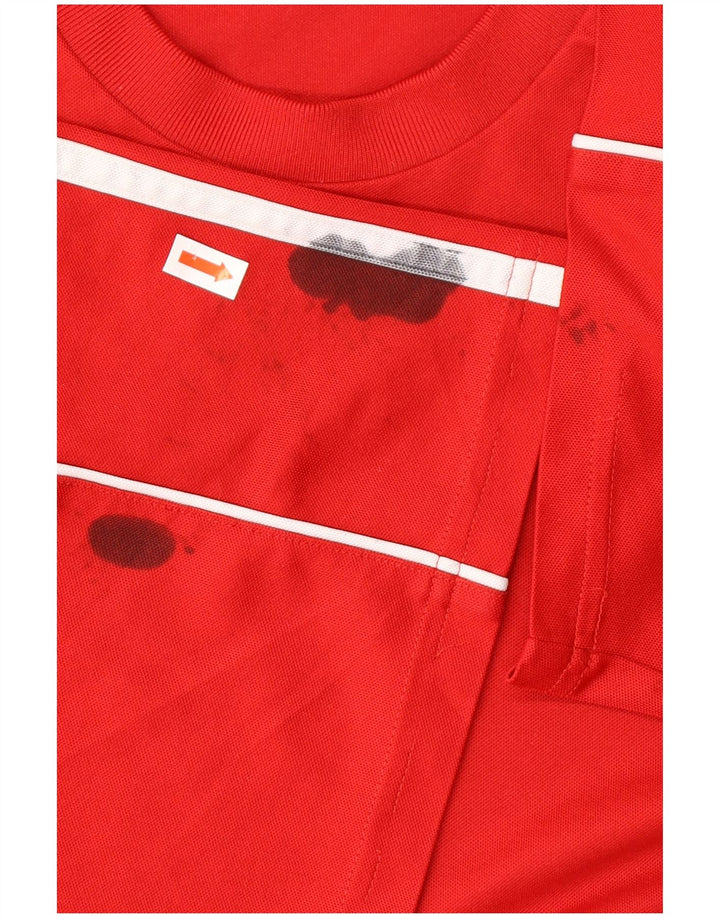 Camiseta Adidas Masculina Climalite Graphic Top XL Vermelho Poliéster