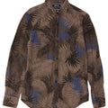 REPLAY Mens Regular Fit Abstract Pattern Shirt Small Grey Linen Vintage Replay and Second-Hand Replay from Messina Hembry 