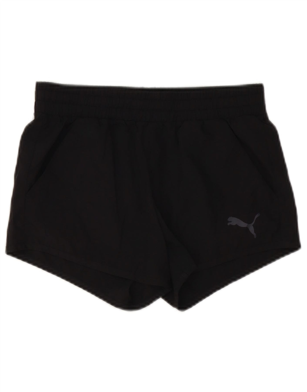 Shorts esportivos femininos PUMA 13-14 anos preto poliéster