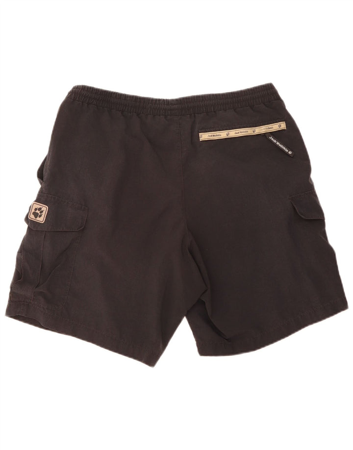 Shorts cargo masculino Jack Wolfskin grande W34 preto