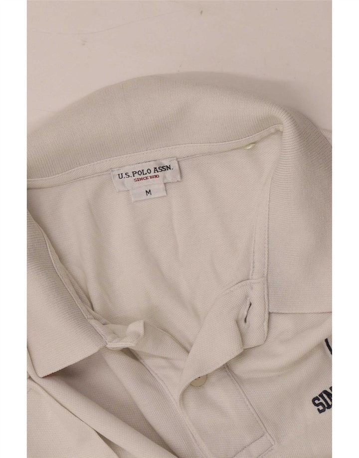 US Polo Assn. Camisa Gráfica Masculina Média Branca