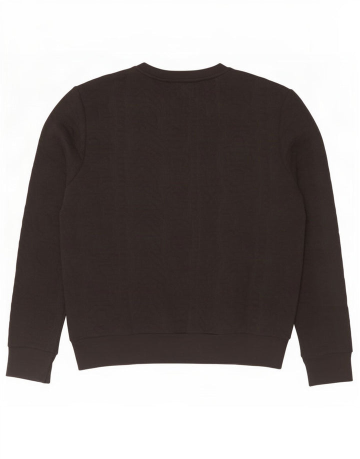 Tommy Hilfiger moletom feminino jumper UK 16 grande poliéster preto