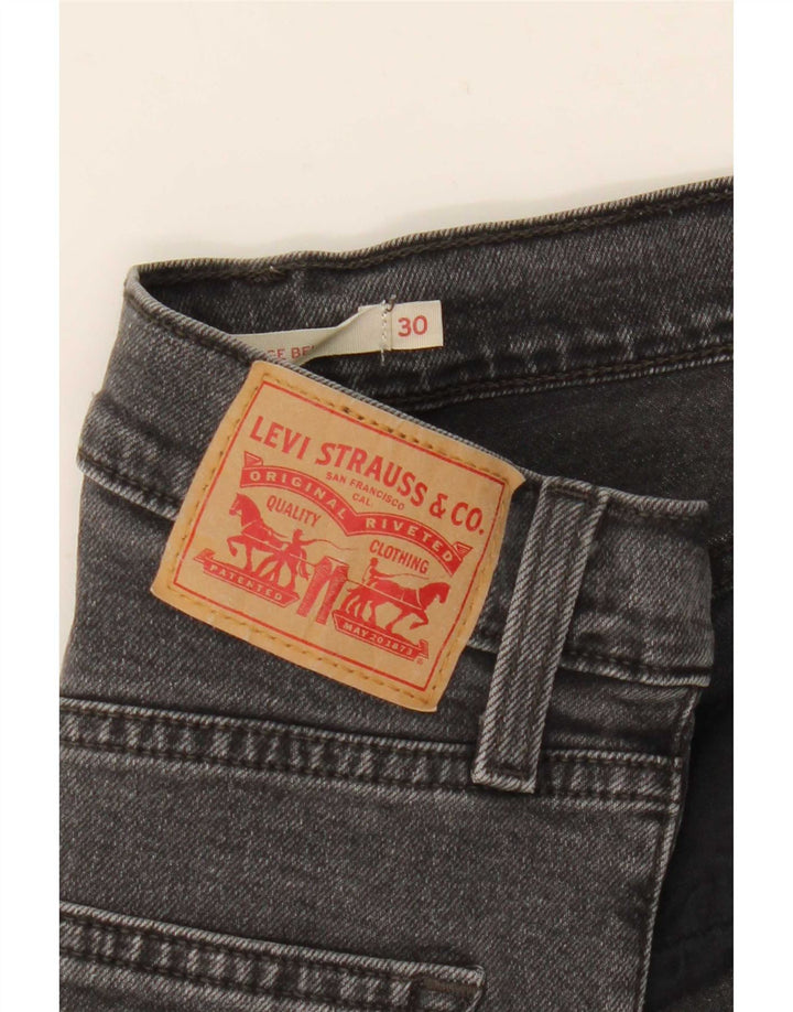Jeans feminino Levi's Ribcage High Rise Flared W30 L28 cinza