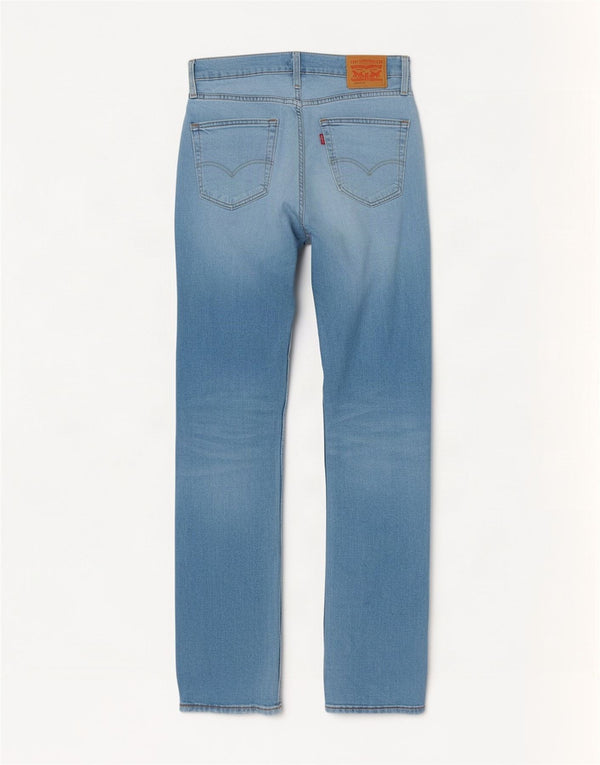 Levi's Masculino 514 Straight Jeans W34 L32 Azul Algodão