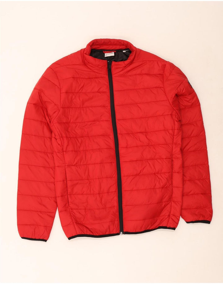 Jaqueta acolchoada masculina Jack & Jones UK 36 pequena vermelha