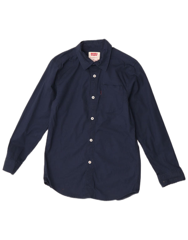 Camisa Levi's Menino 10-11 Anos Média Azul Marinho Algodão