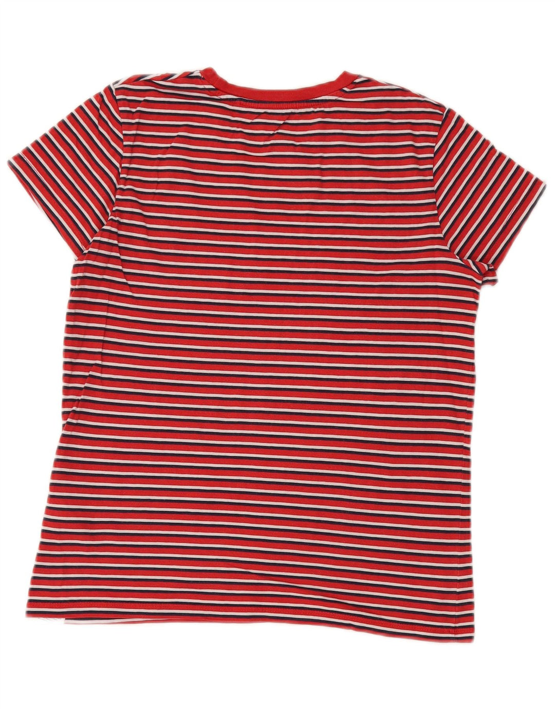 Camiseta masculina LEVI'S top pequeno algodão listrado vermelho