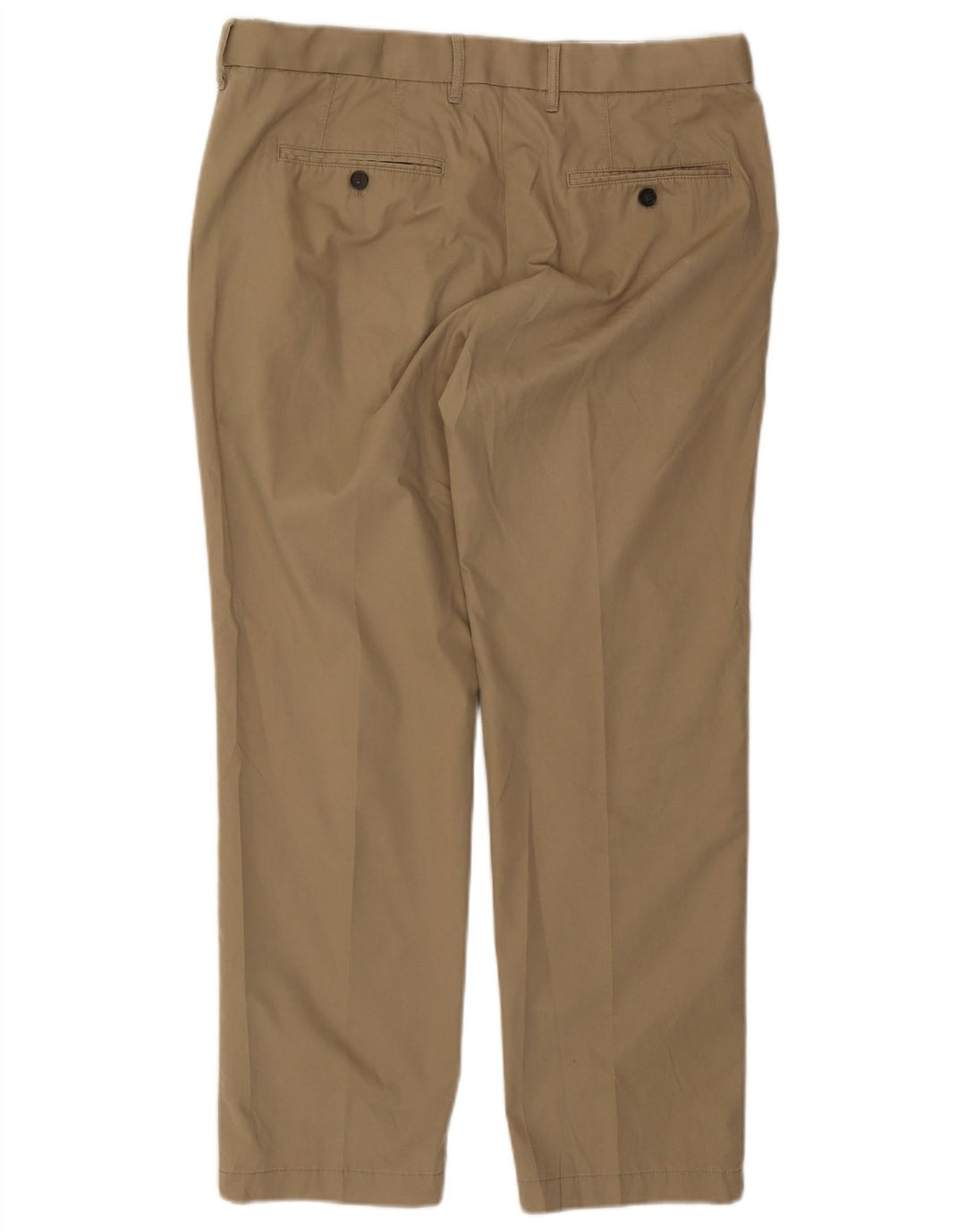Calça Chino Masculina Marks & Spencer Regular Fit W36 L29 Algodão Bege