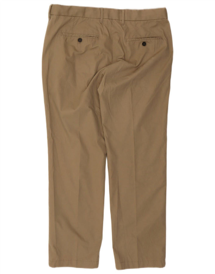 Calça Chino Masculina Marks & Spencer Regular Fit W36 L29 Algodão Bege