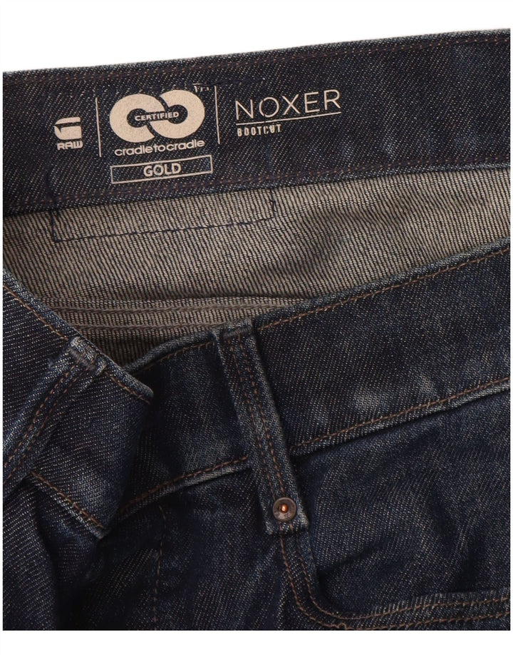 G-Star Masculino Noxer Bootcut Jeans W30 L34 Azul Marinho