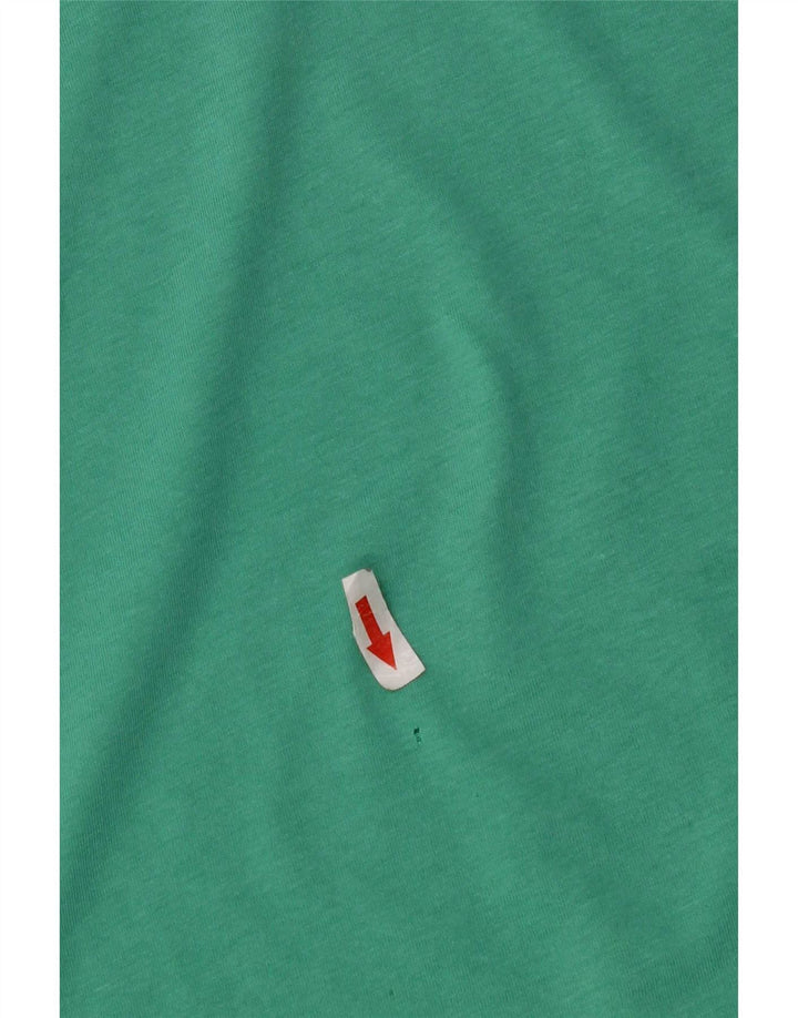 Camiseta masculina gráfica Nautica Top médio algodão verde