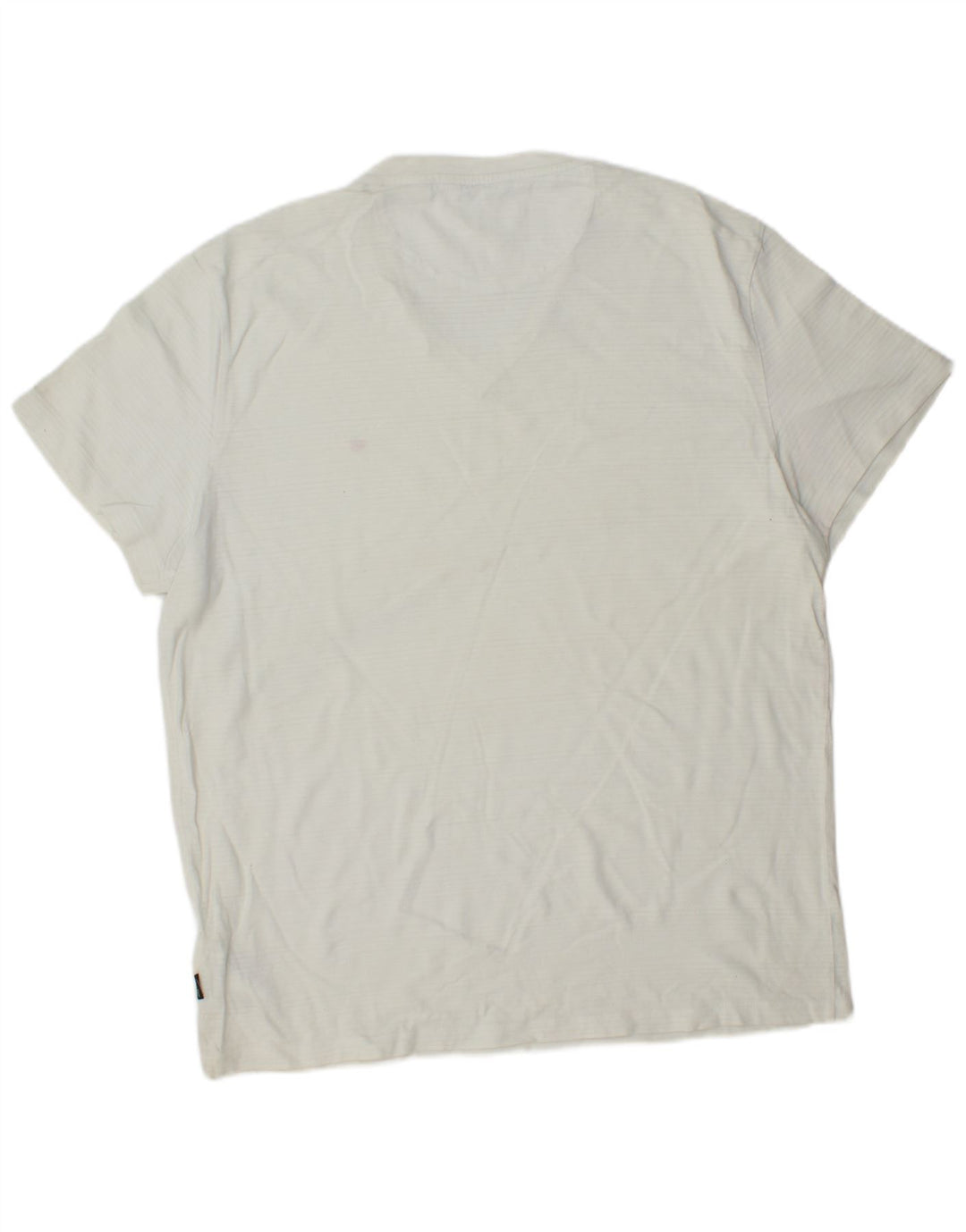 Camiseta masculina CALVIN KLEIN grande algodão listrado branco