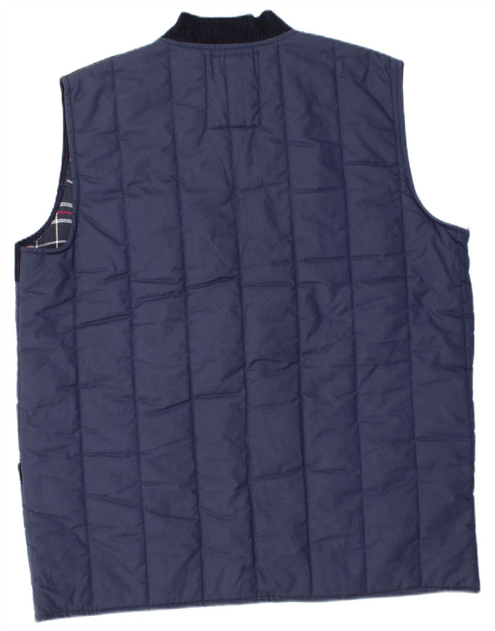 Colete acolchoado masculino Oxford Blue UK 38 poliéster azul marinho médio