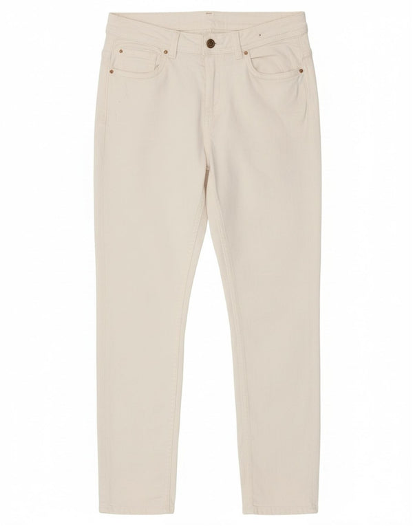 Calça jeans skinny feminina Zara EU 40 médio W30 L26 branco