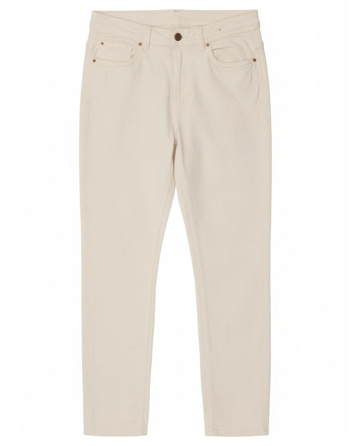 Calça jeans skinny feminina Zara EU 40 médio W30 L26 branco