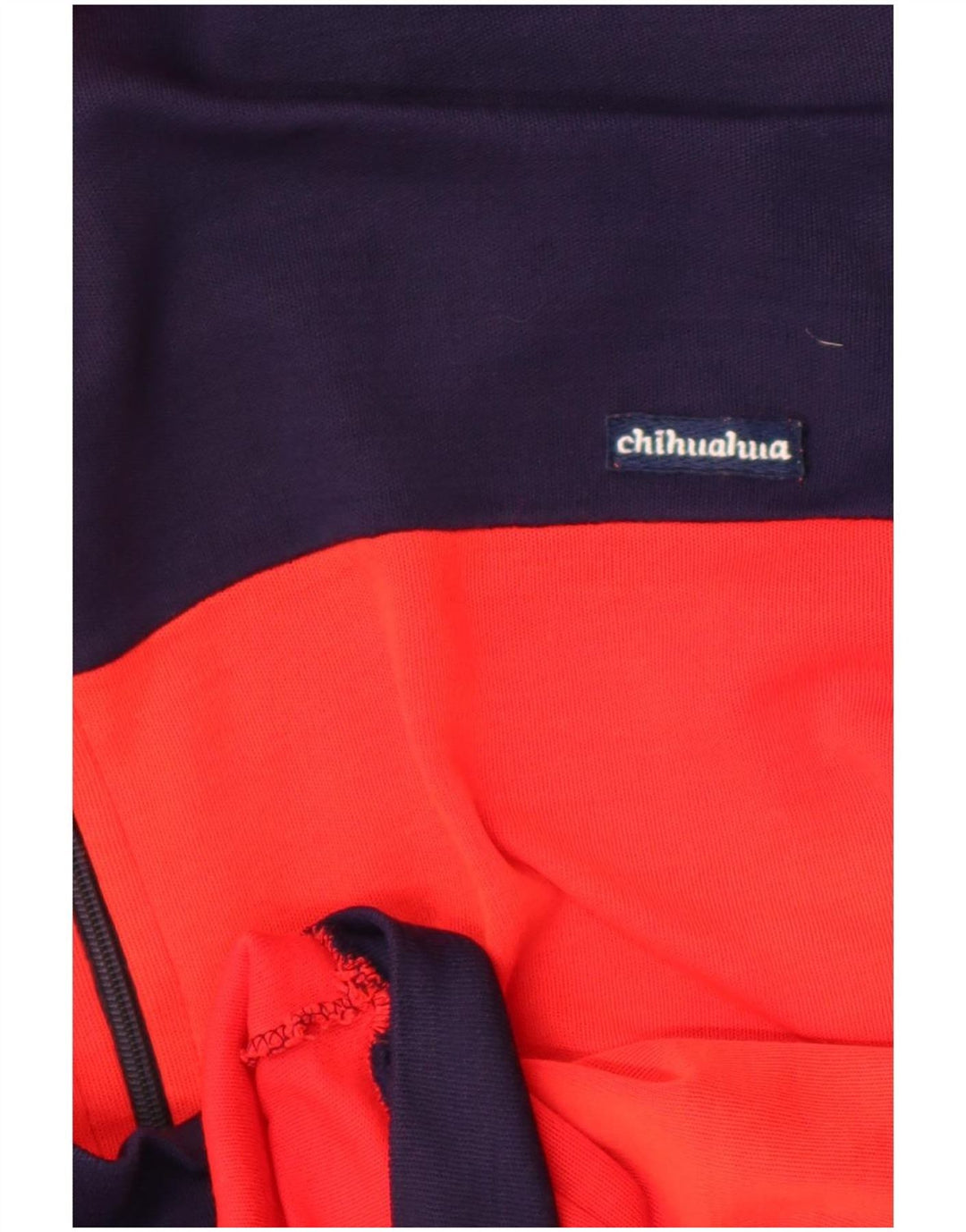 Casaco de treino masculino vintage pequeno colorblock vermelho